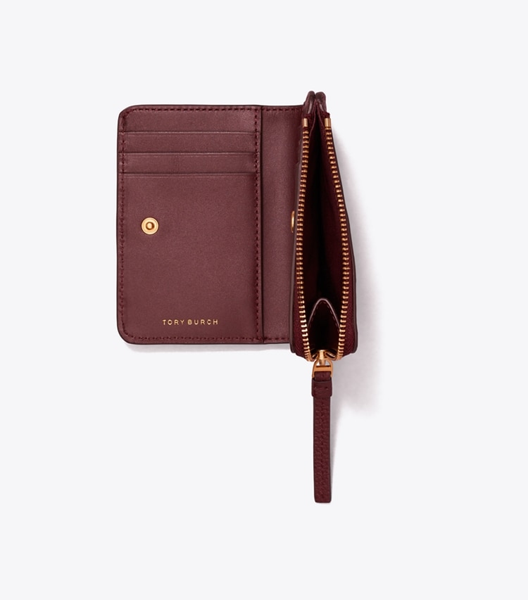 TORY BURCH MCGRAW BI-FOLD WALLET - Muscadine