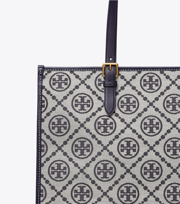 TORY BURCH T MONOGRAM TOTE - Tory Navy