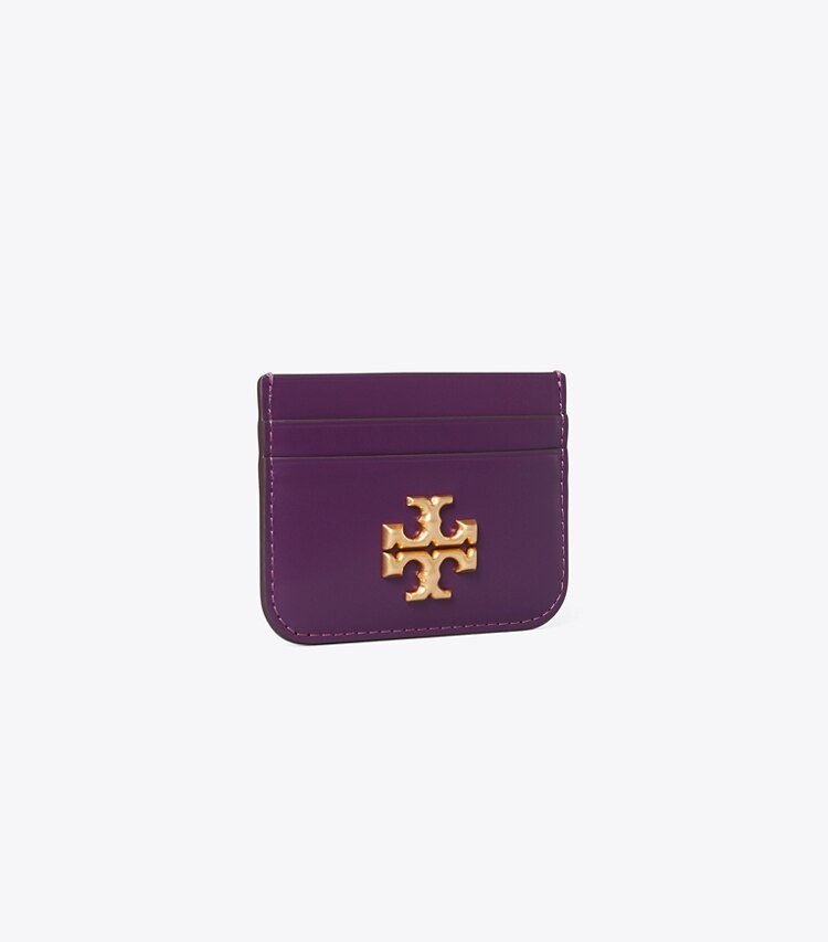 TORY BURCH ELEANOR CARD CASE - Grape Drop - Click Image to Close