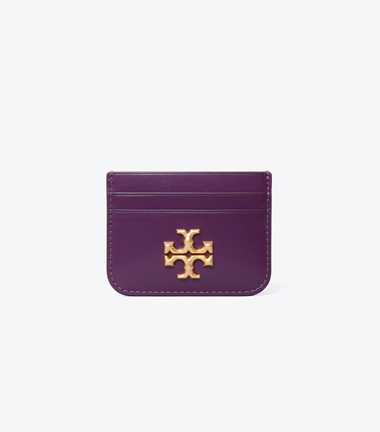 TORY BURCH ELEANOR CARD CASE - Grape Drop