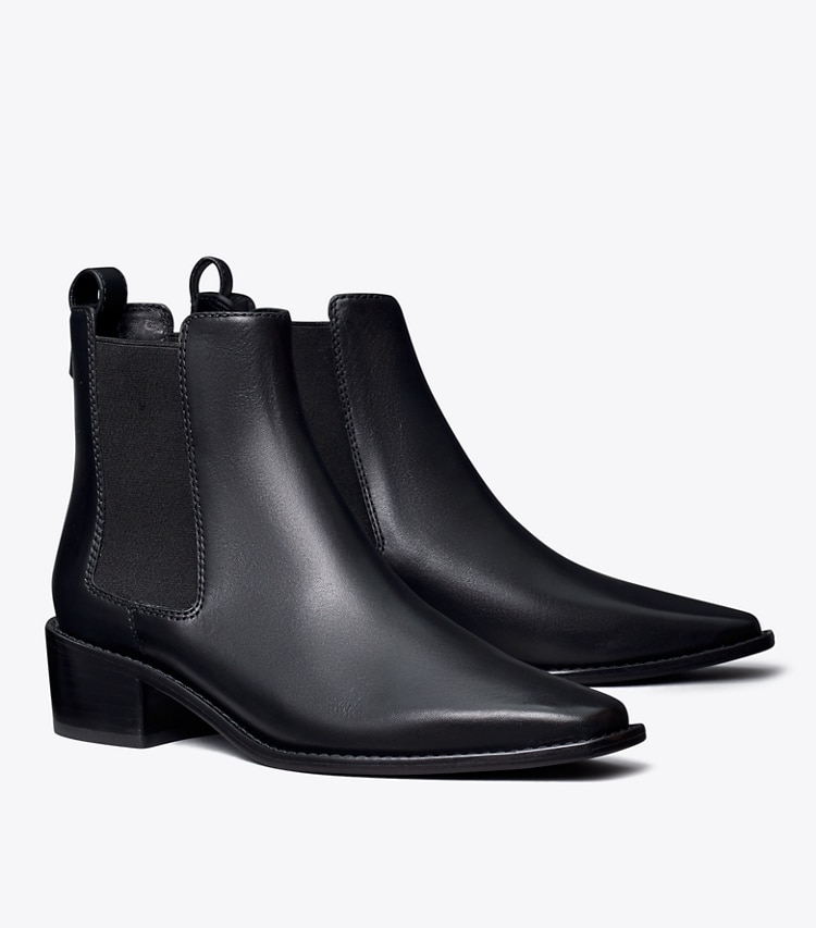 TORY BURCH CHELSEA ANKLE BOOT - Perfect Black - Click Image to Close