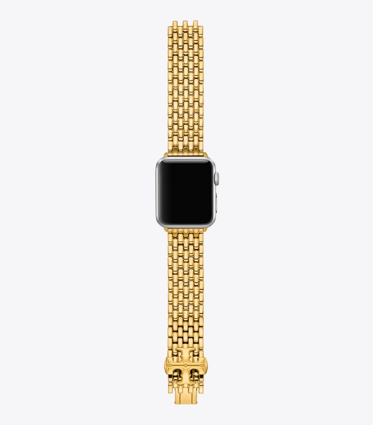 TORY BURCH ELEANOR BAND FOR APPLE WATCH, GOLD-TONE STAINLESS STEEL - Gold