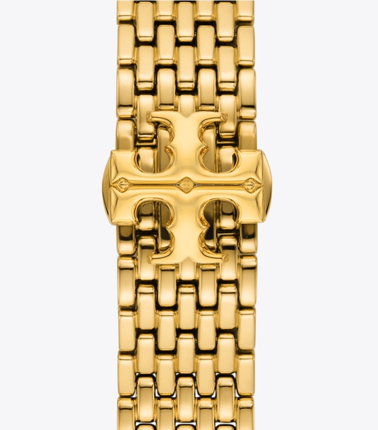 TORY BURCH ELEANOR BAND FOR APPLE WATCH, GOLD-TONE STAINLESS STEEL - Gold