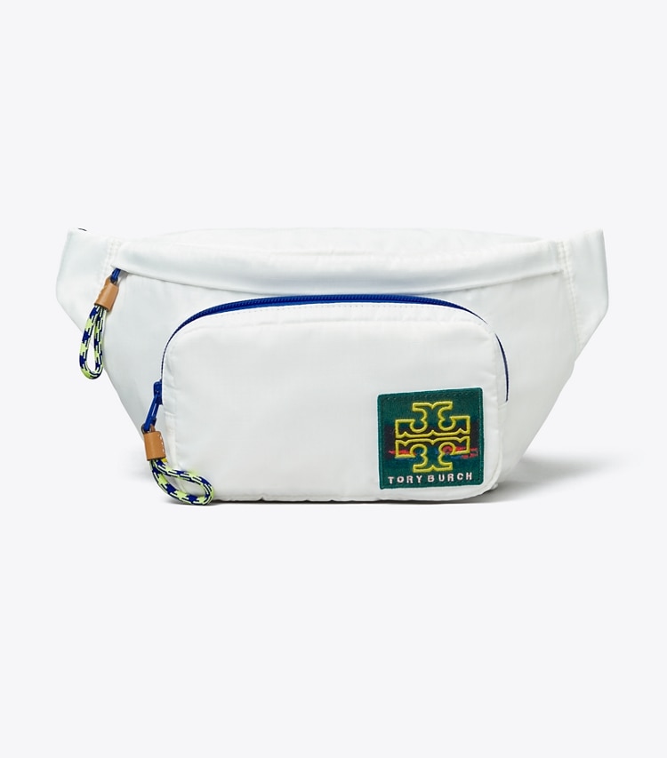 TORY BURCH RIPSTOP BELT BAG - Snow White