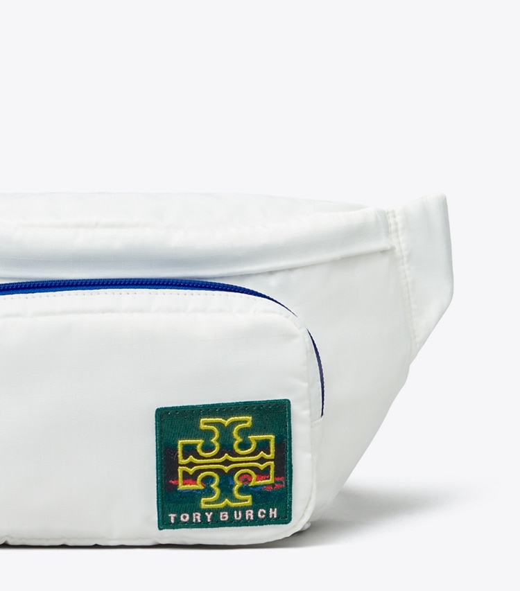 TORY BURCH RIPSTOP BELT BAG - Snow White