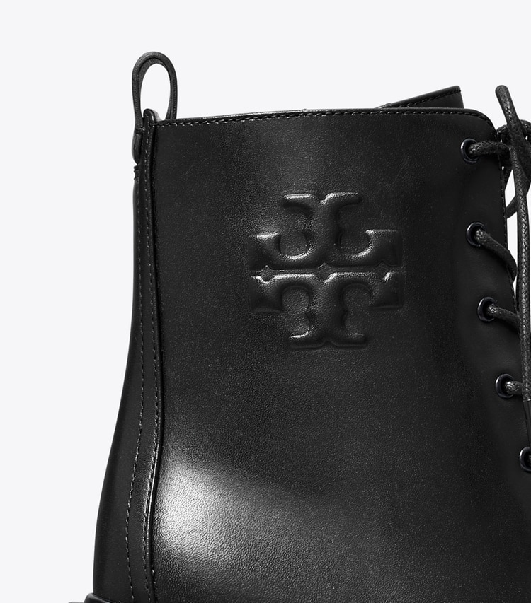 TORY BURCH DOUBLE T LUG BOOT - Perfect Black