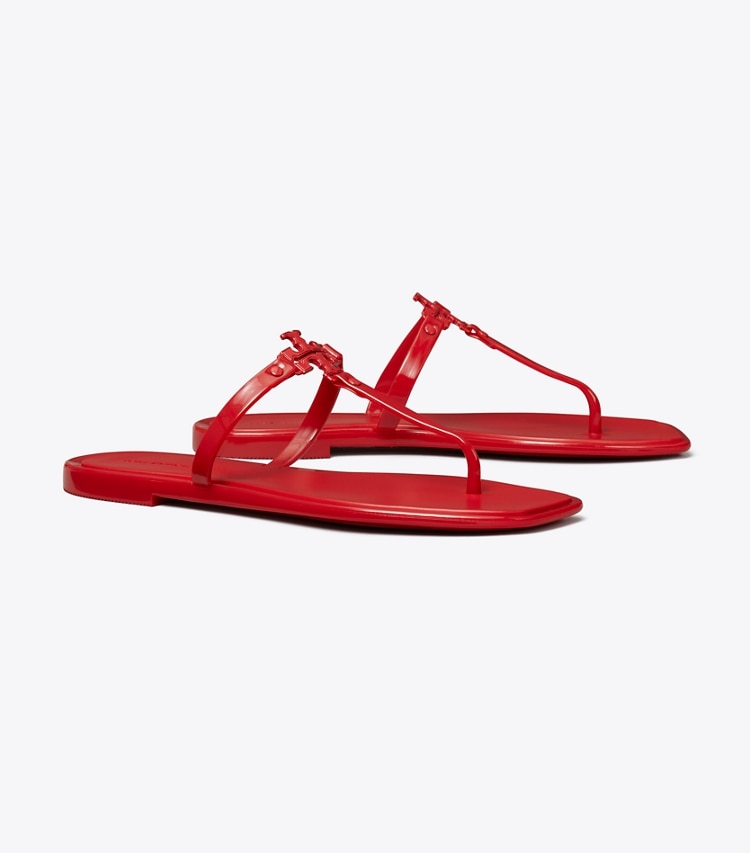 TORY BURCH ROXANNE JELLY - Brilliant Red / Brilliant Red