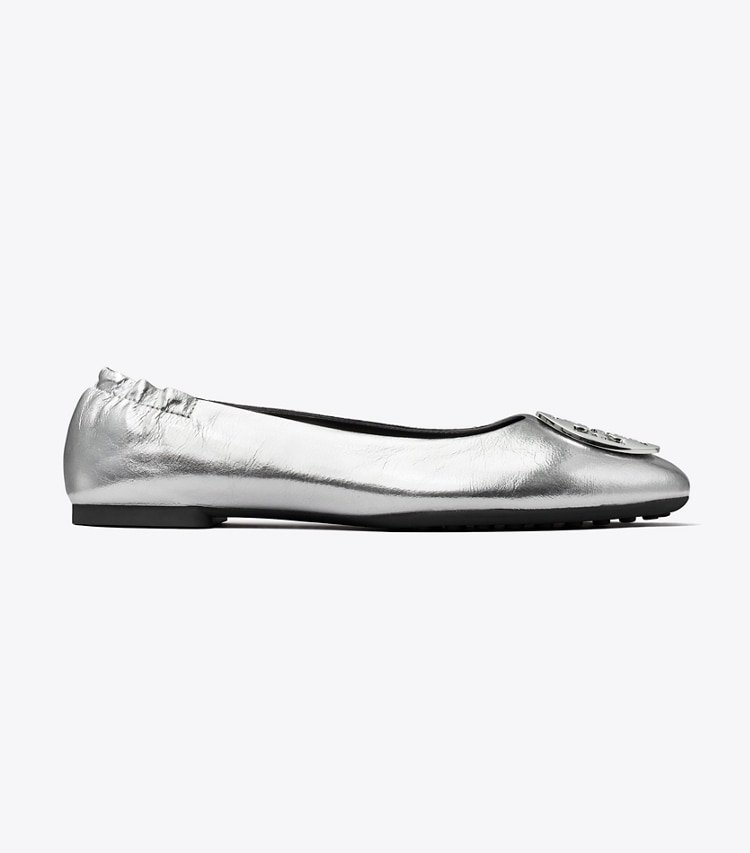 TORY BURCH CLAIRE BALLET - Silver