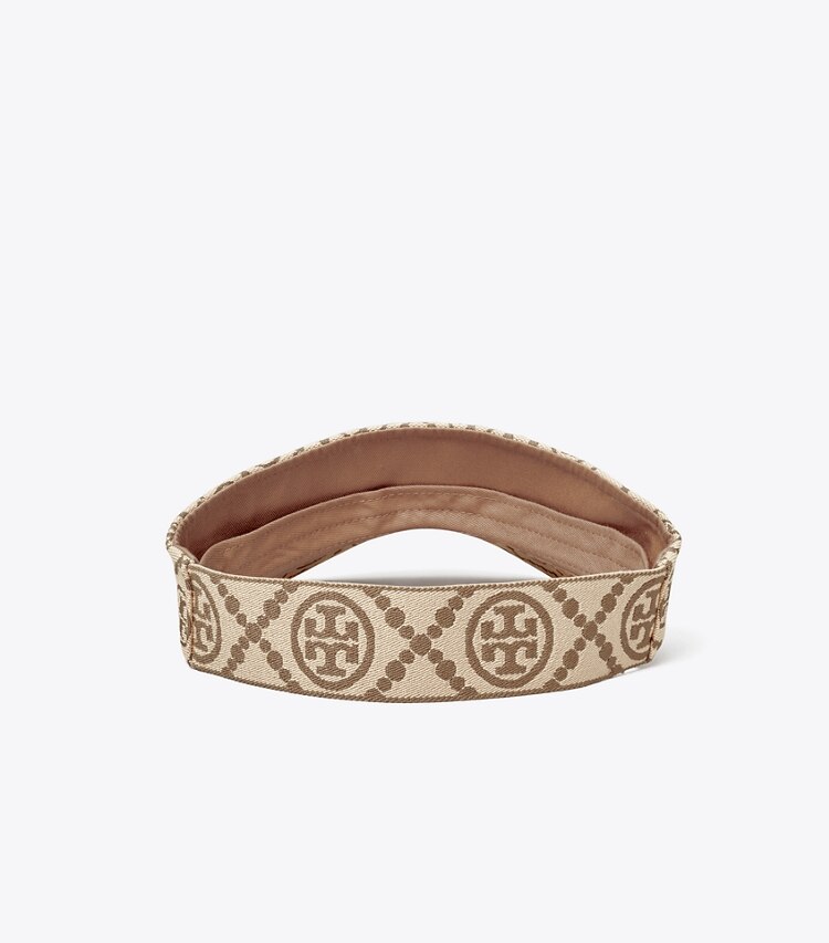 TORY BURCH T MONOGRAM VISOR - Hazel