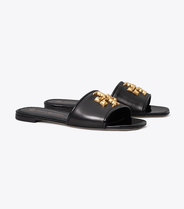 TORY BURCH ELEANOR SLIDE - Perfect Black - Click Image to Close