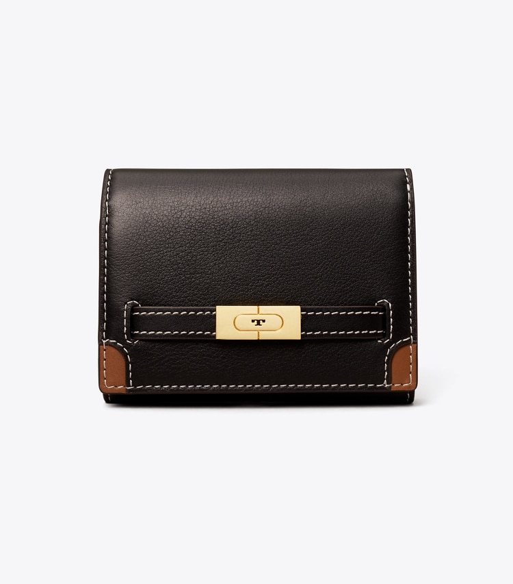 TORY BURCH T MEDIUM WALLET - Black