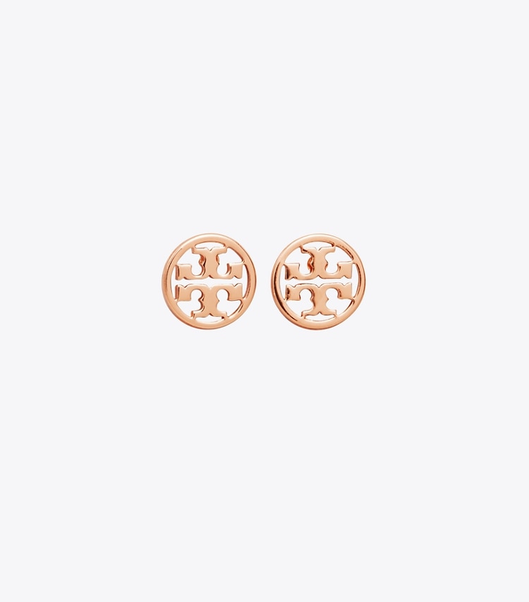 TORY BURCH MILLER STUD EARRING - Rose Gold