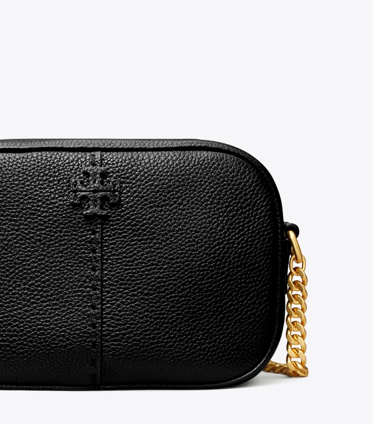 TORY BURCH MCGRAW CAMERA BAG - Black