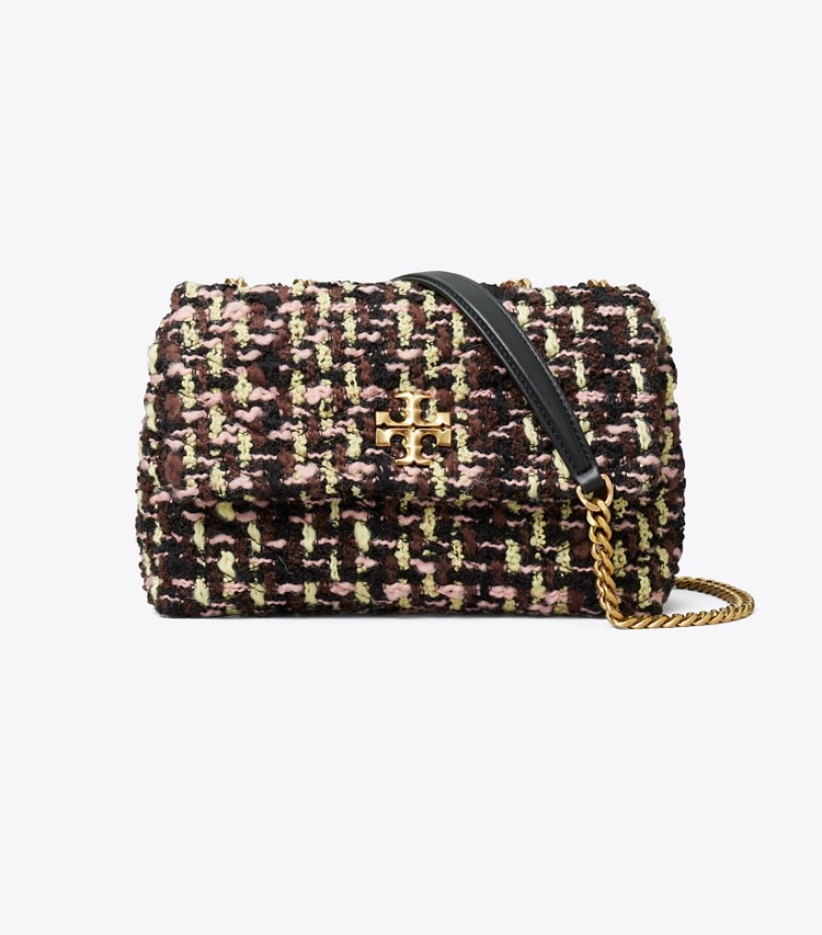 TORY BURCH SMALL KIRA TWEED CONVERTIBLE SHOULDER BAG - Multi