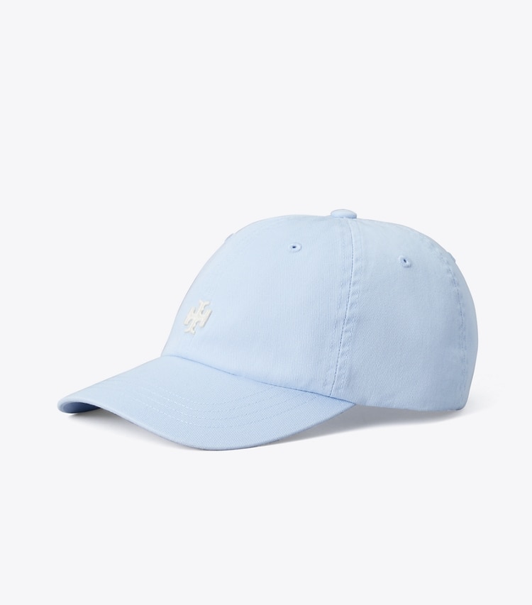 TORY BURCH LOGO CAP - Ice Floe - Click Image to Close