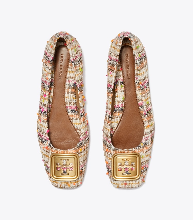 TORY BURCH GEORGIA BALLET - Pink / Orange