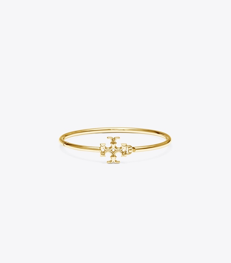 TORY BURCH ELEANOR HINGED CUFF - Tory Gold - Click Image to Close