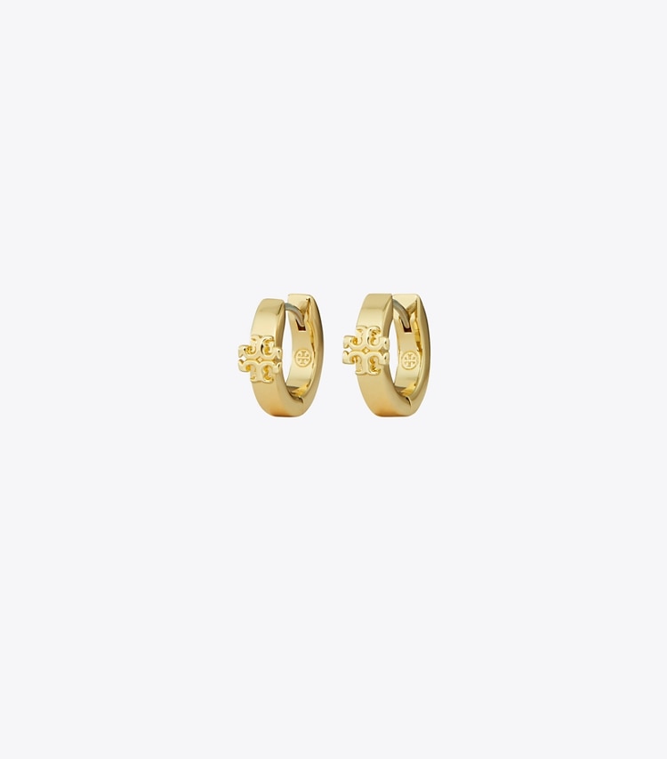 TORY BURCH KIRA HUGGIE EARRING - Tory Gold