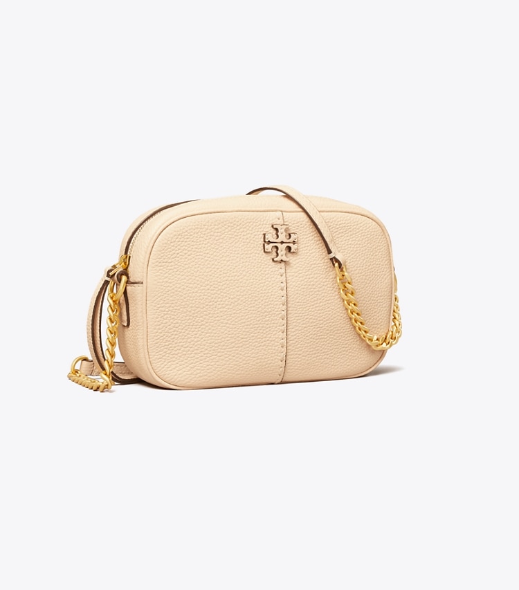 TORY BURCH MCGRAW CAMERA BAG - Brie