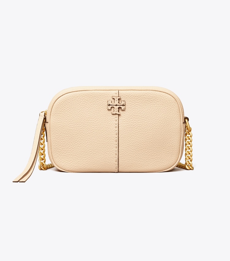 TORY BURCH MCGRAW CAMERA BAG - Brie