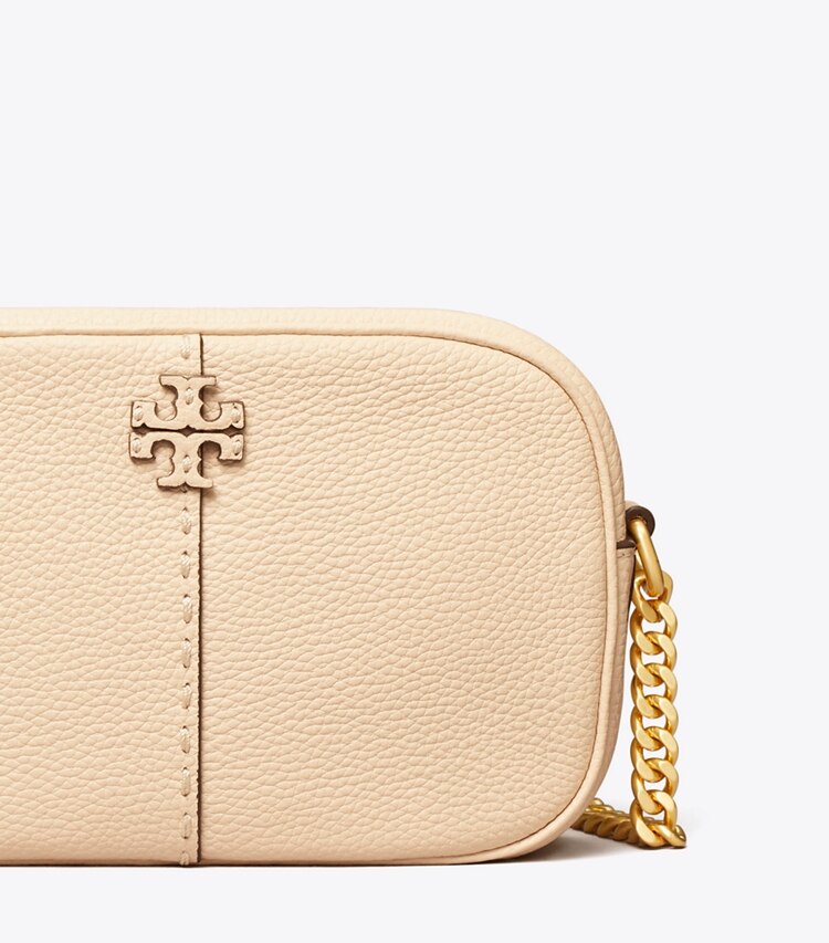 TORY BURCH MCGRAW CAMERA BAG - Brie