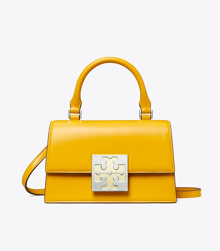 TORY BURCH BON BON COLORBLOCK MINI BAG - Golden Crest