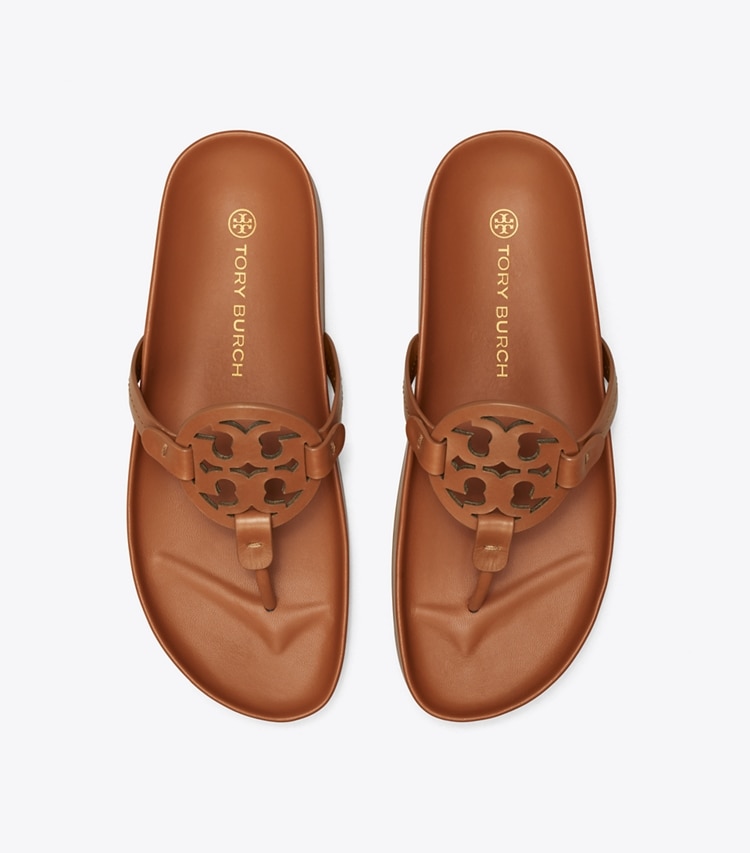 TORY BURCH MILLER CLOUD SANDAL - Bourbon Miele / Bourbon Miele