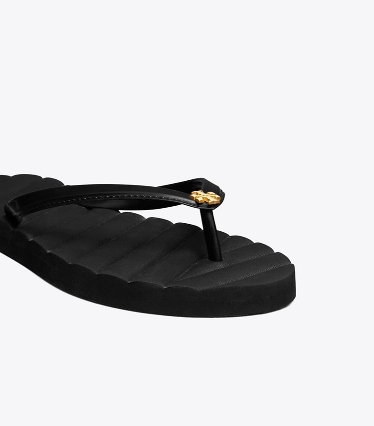 TORY BURCH KIRA FLIP-FLOP - Perfect Black / Gold