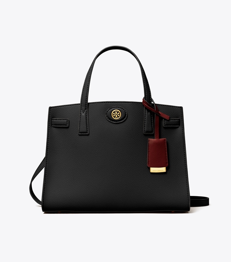 TORY BURCH SMALL ROBINSON SATCHEL - Black