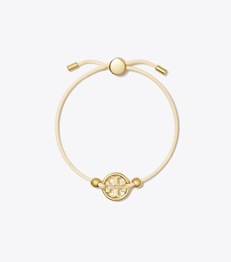 TORY BURCH MILLER SLIDER BRACELET - Tory Gold / Ivory - Click Image to Close