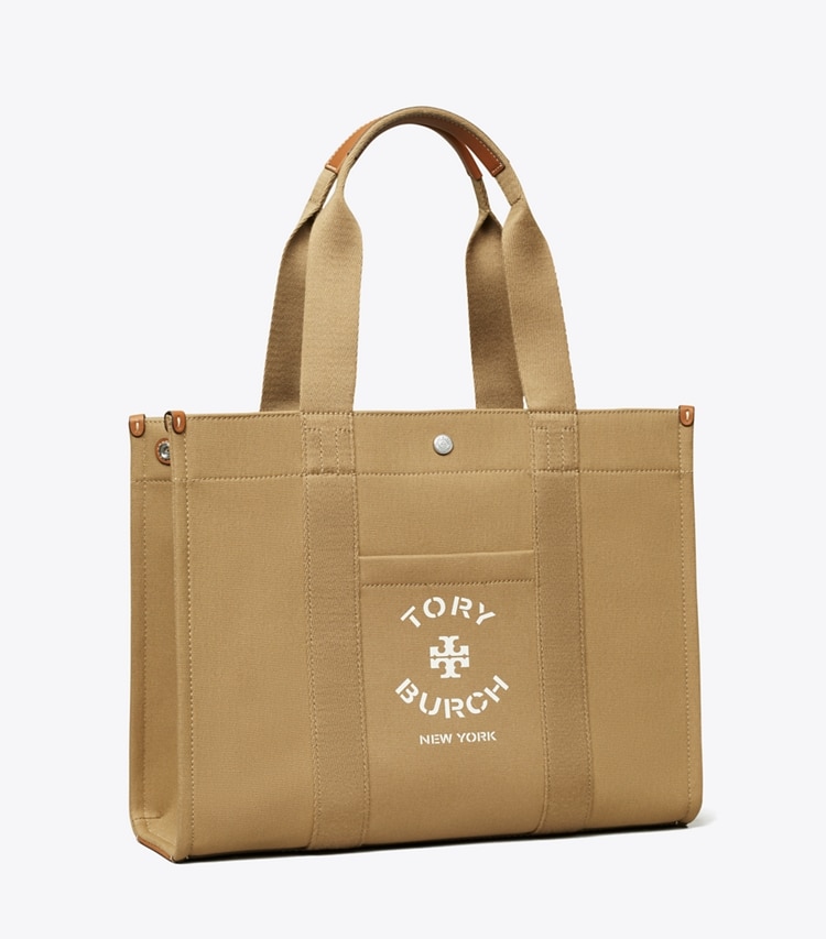 TORY BURCH TORY TOTE - Dark Fawn - Click Image to Close