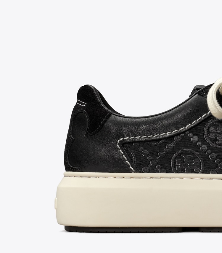 TORY BURCH T MONOGRAM LADYBUG SNEAKER - Inverted Black / Perfect Black