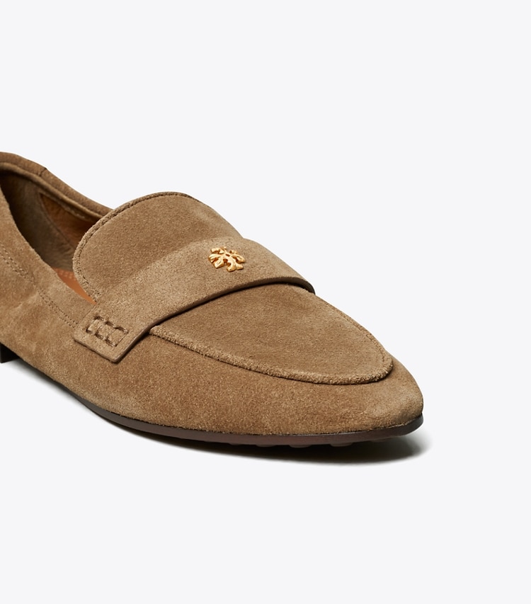 TORY BURCH SUEDE BALLET LOAFER - River Rock