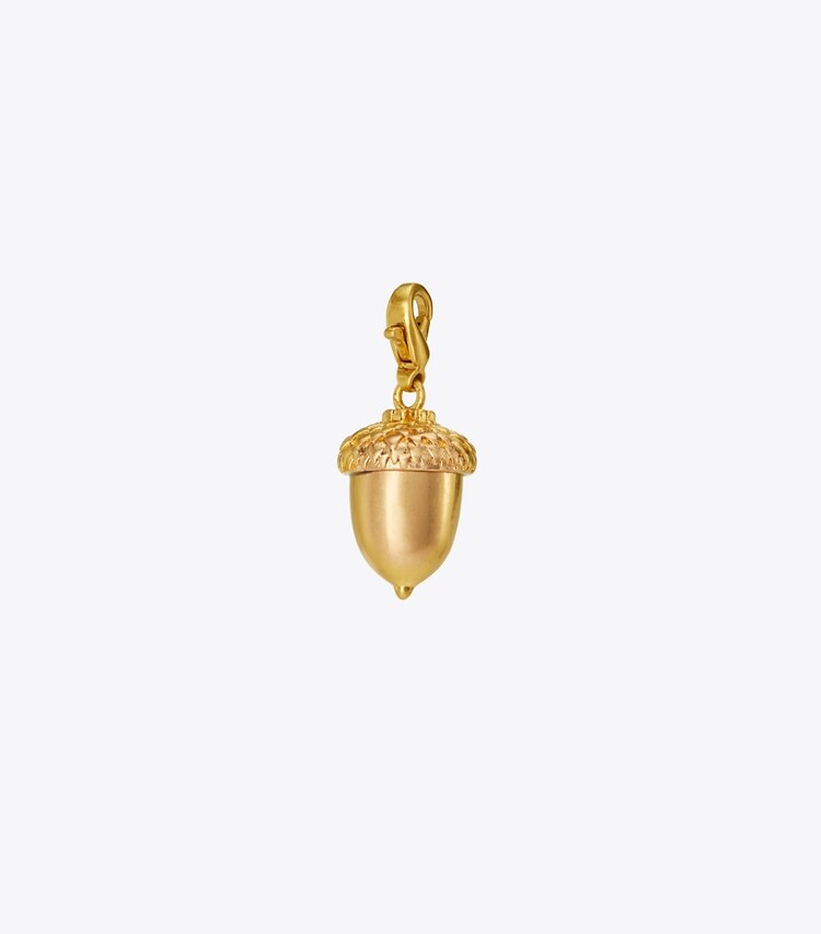 TORY BURCH ACORN CHARM - Tory Gold - Click Image to Close