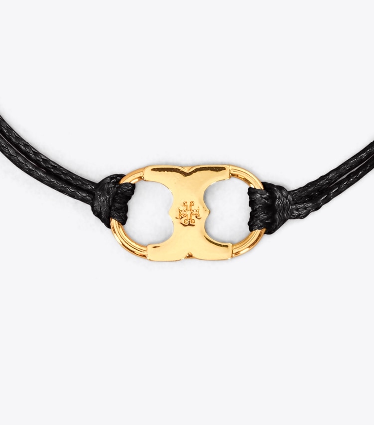 TORY BURCH EMBRACE AMBITION BRACELET - Black/Tory Gold