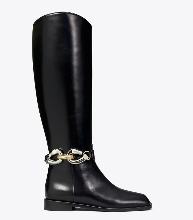 TORY BURCH JESSA RIDING BOOT - Perfect Black