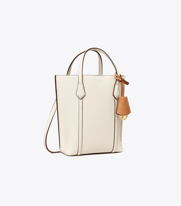 TORY BURCH MINI PERRY TOTE - New Ivory - Click Image to Close