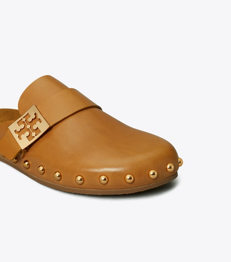 TORY BURCH MELLOW STUDDED MULE - Caramel Corn