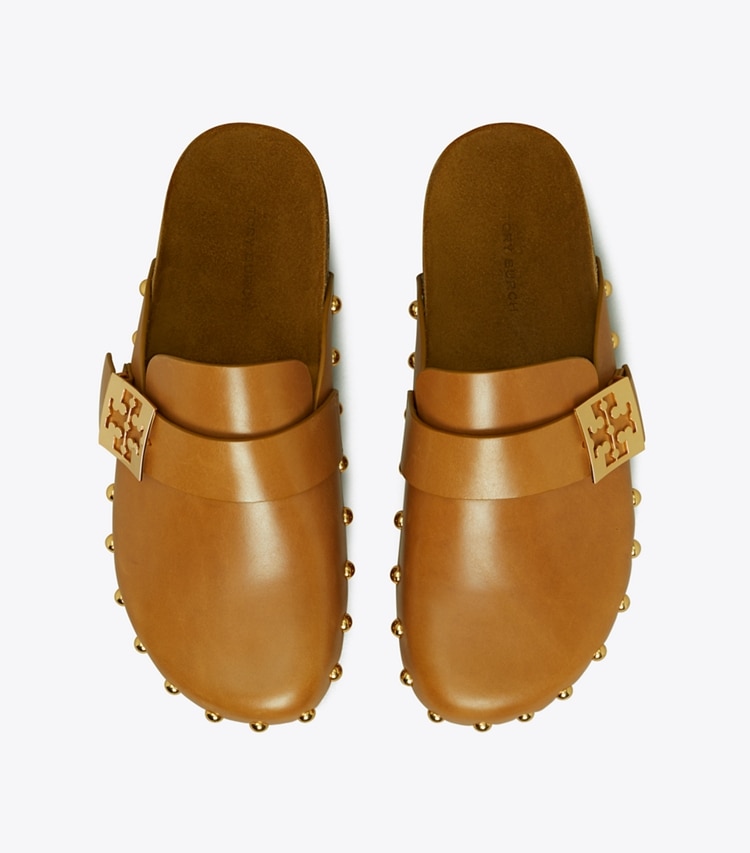 TORY BURCH MELLOW STUDDED MULE - Caramel Corn