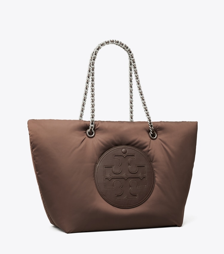 TORY BURCH ELLA CHAIN SOFT TOTE - Tempranillo - Click Image to Close