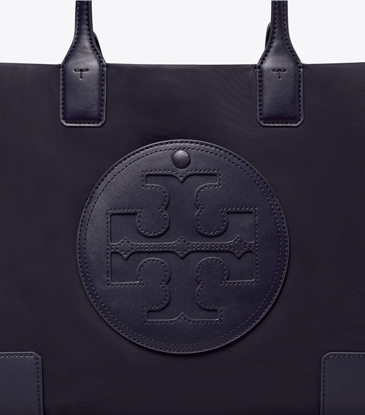 TORY BURCH SMALL ELLA TOTE BAG - Tory Navy