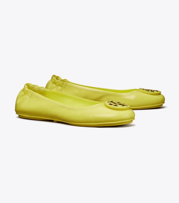 TORY BURCH MINNIE TRAVEL BALLET - Blazing Yellow