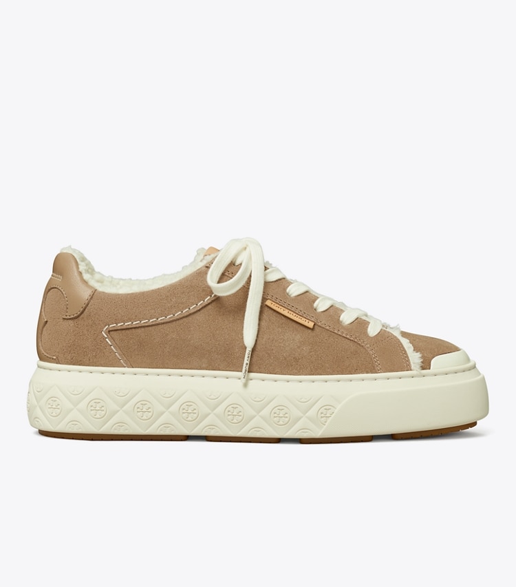 TORY BURCH LADYBUG SUEDE SNEAKER - Avola