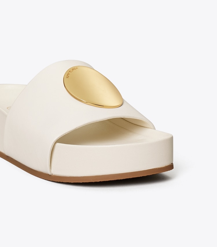 TORY BURCH PATOS SLIDE - New Ivory / New Ivory