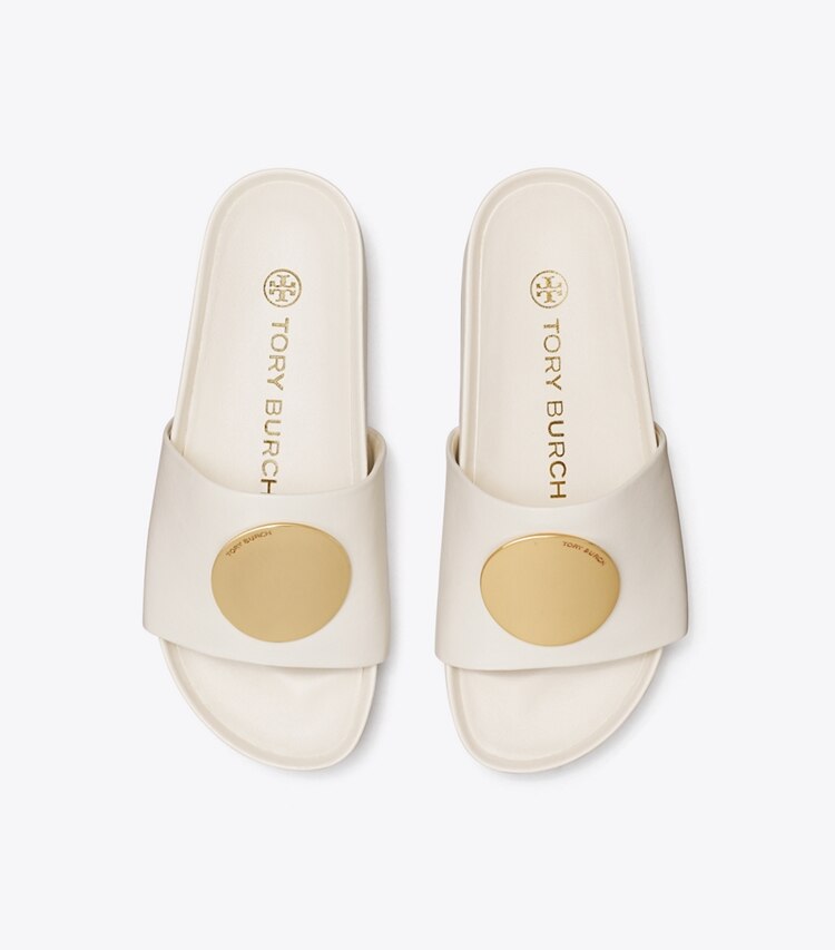 TORY BURCH PATOS SLIDE - New Ivory / New Ivory