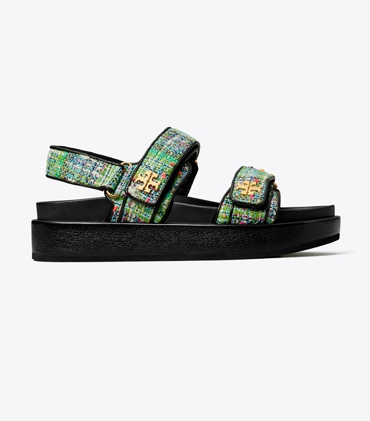 TORY BURCH KIRA SPORT SANDAL - Blue / Green / Black