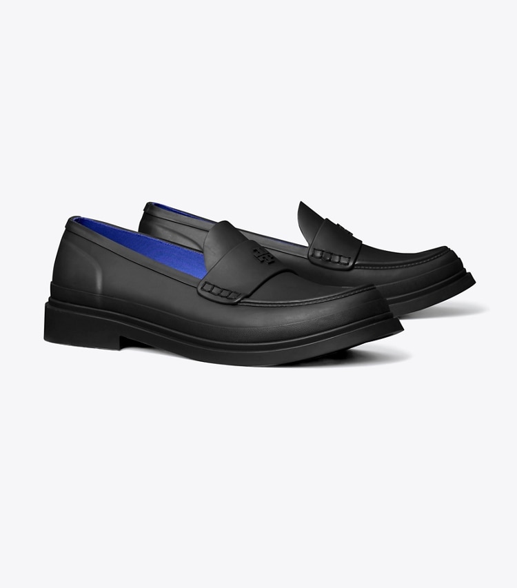 TORY BURCH CLASSIC RAIN LOAFER - Black