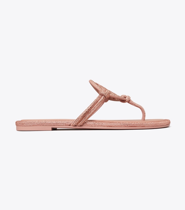 TORY BURCH MILLER PAVe KNOTTED SANDAL - Malva