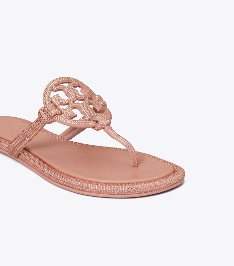 TORY BURCH MILLER PAVe KNOTTED SANDAL - Malva