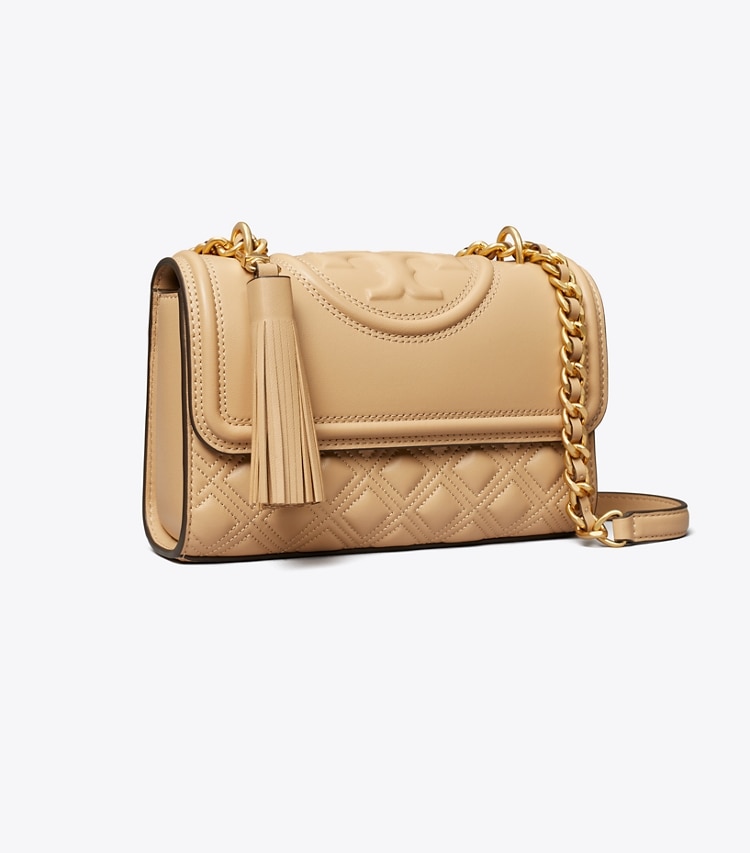 TORY BURCH SMALL FLEMING CONVERTIBLE SHOULDER BAG - Desert Dune - Click Image to Close